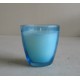 glass soy candle