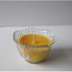 outdoor glass candle